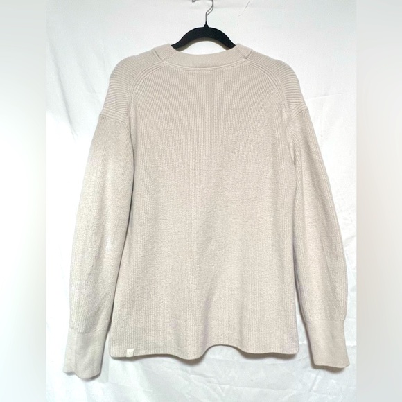 Lululemon Merino Wool-Blend Ribbed Crewneck Sweater Winter Cozy Oversized Soft - Picture 9 of 15